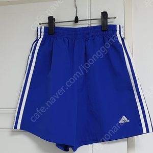 아디다스 climalite court short 팬츠 삼선 블루 반바지