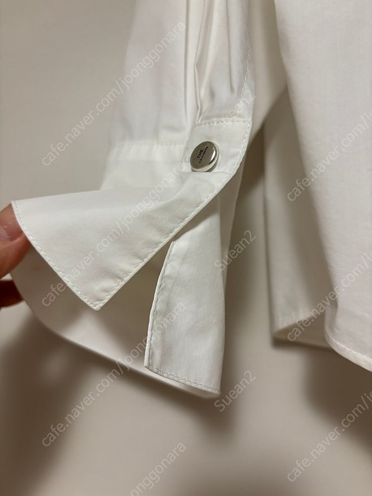 더캐시미어 화이트 셔츠--5