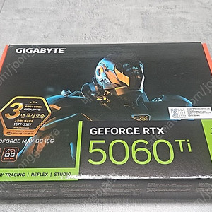 (미개봉/새상품) GIGABYTE 지포스 RTX 5060 Ti WINDFORCE OC D7 16GB 제이씨현