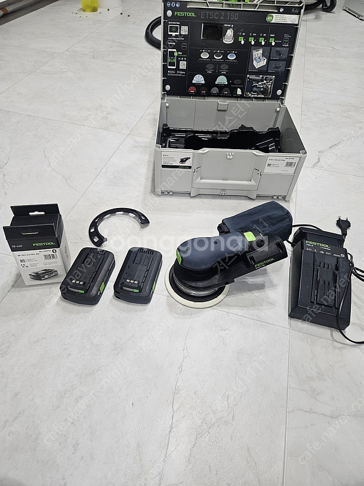 페스툴 6인치 충전샌더 etsc 2 150 판매합니다--0