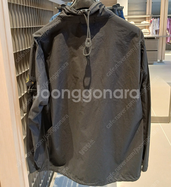 [새상품] 스톤아일랜드 아노락 오버셔츠 ( 블랙 L )--2