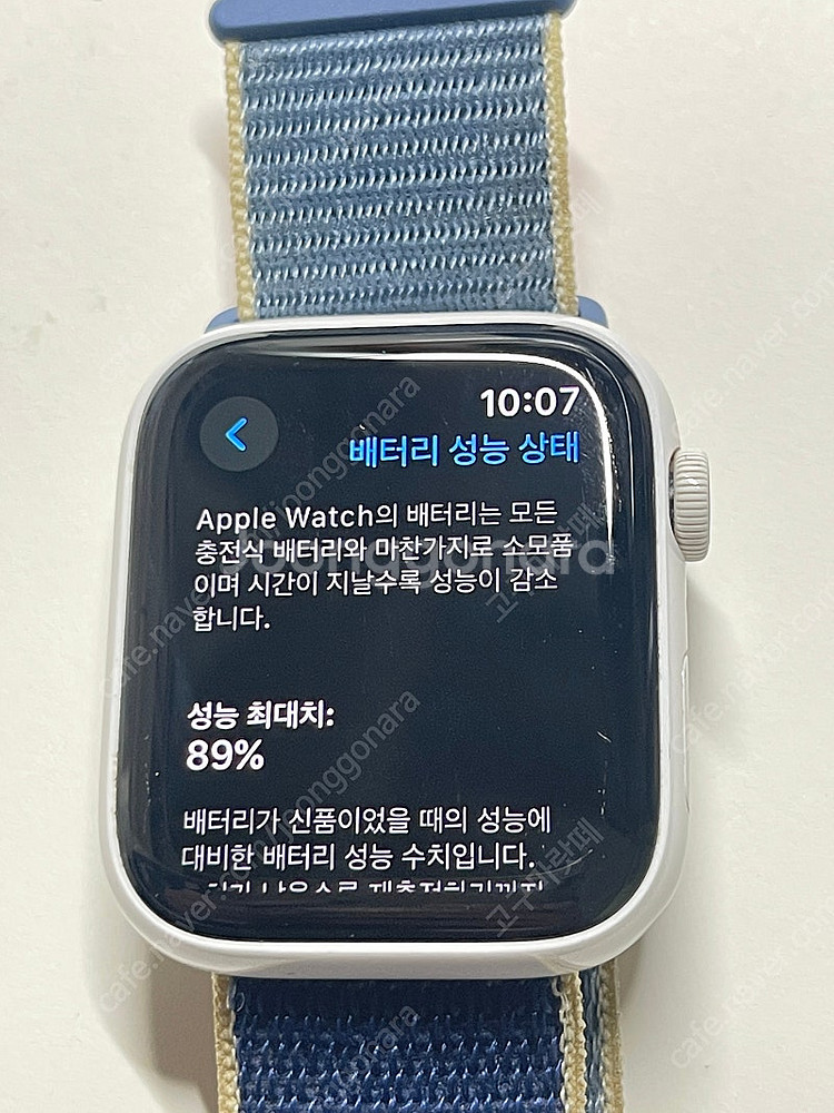 애플워치5 화이트 세라믹 에디션 44mm [배터리 성능...--1