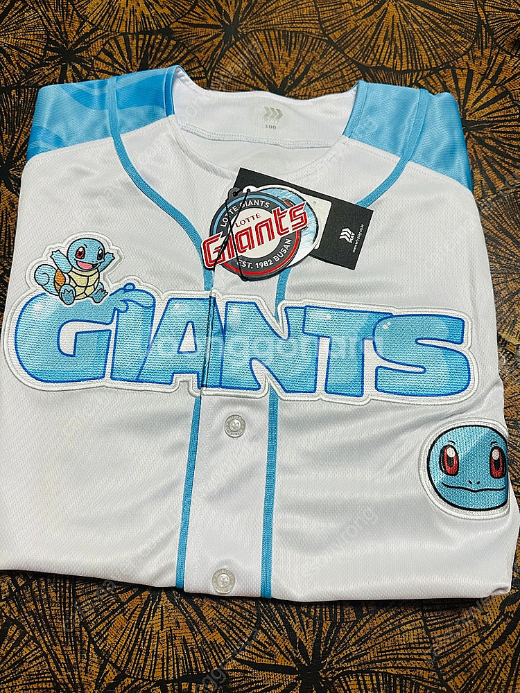 새상품)롯데자이언츠 꼬부기 유니폼 100--0