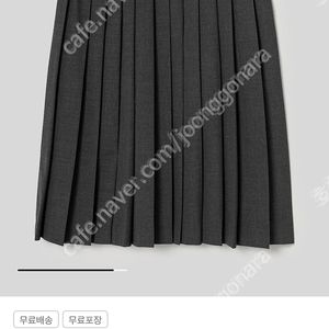 디애퍼쳐 the aperture 70s Pleated Skirt - Grey msize