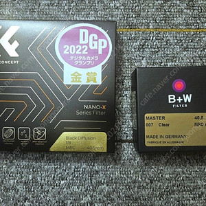 40.5mm 필터 2종류 b+w 블랙미스트 필터