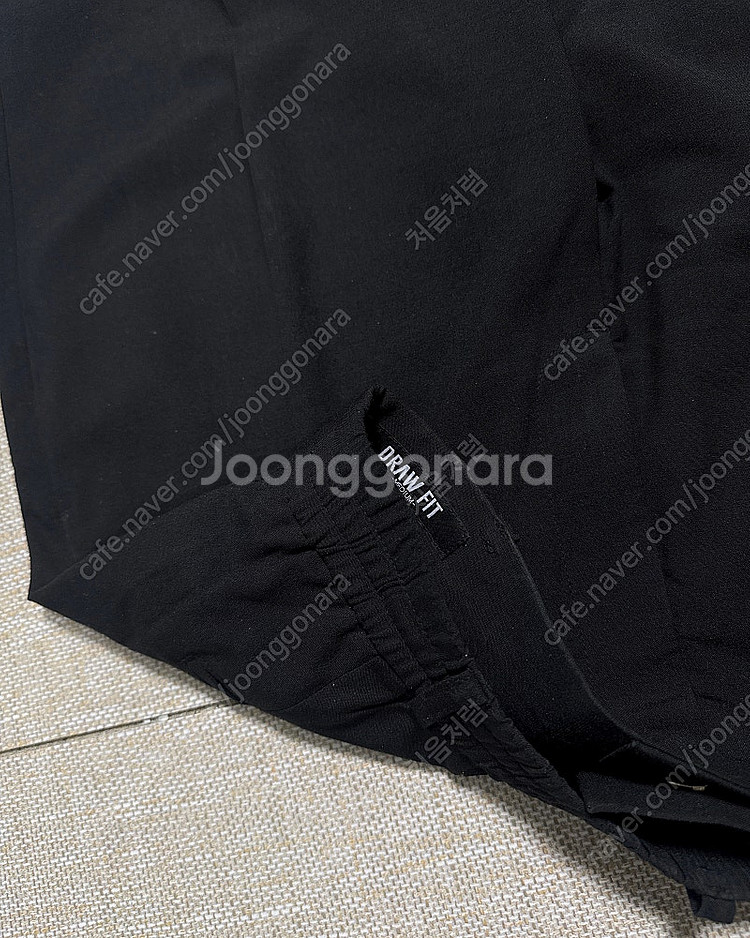 [드로우핏X깡스타일리스트] 원턱 밴딩 쿨 린넨 테이퍼드...--1
