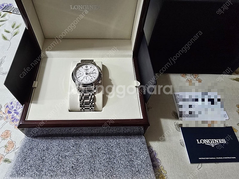 론진 쌍띠미에 크로노그래프 39mm L2.753.4.7...--0