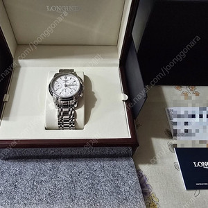 론진 쌍띠미에 크로노그래프 39mm L2.753.4.72.6