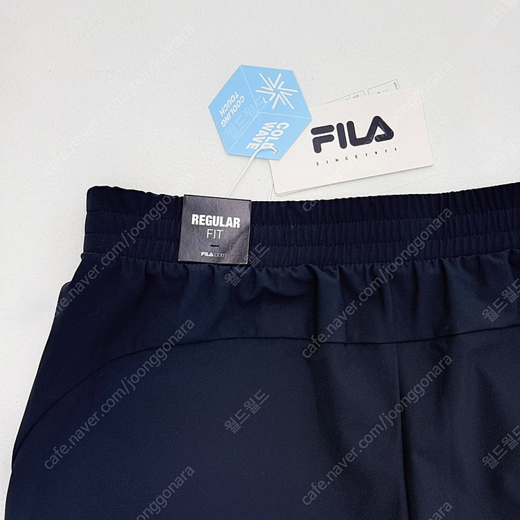 (새상품) 휠라 쿨링 5부 반바지 네이비 S 트레이닝 바지 이미지