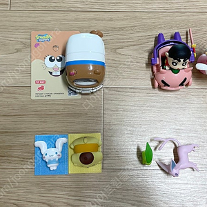 캐치티니핑, 스폰지밥, 짱구, 산리오, 포켓몬스터, 레미레미도레미, 별의 커비 피규어/리멘트 등