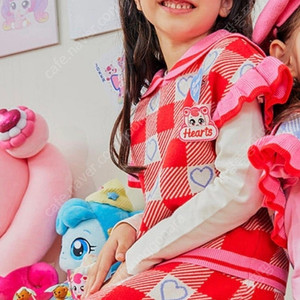 티니핑 니트 베스트 + 치마세트 110, 새상품