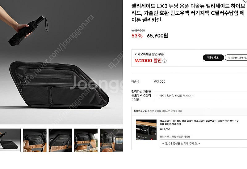 올 뉴 팰리세이드 LX3, C필러 수납합, 윈도우백 2...--3
