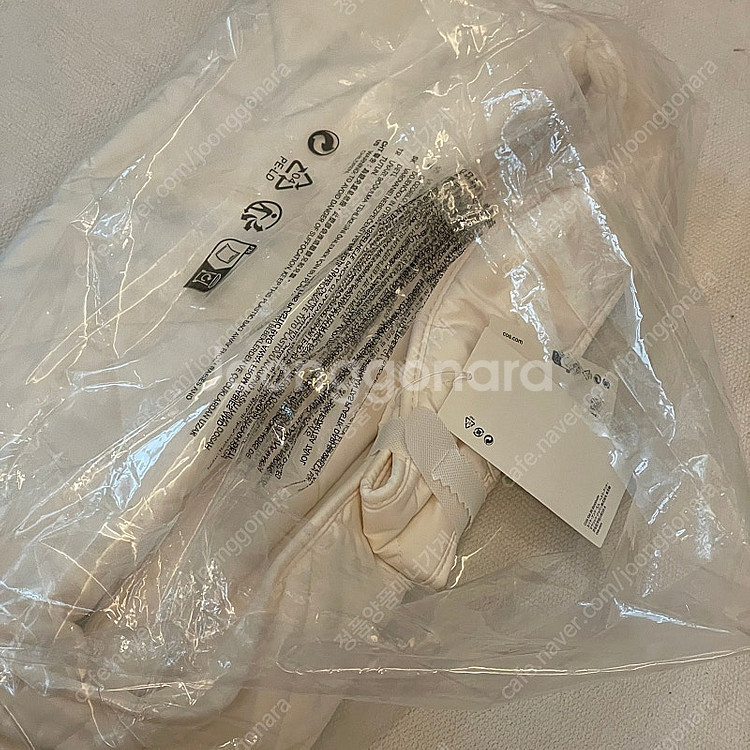 코스 다이아몬드 퀼티드 오버사이즈 숄더백 크로스백 식빵백 크림 새상품--1