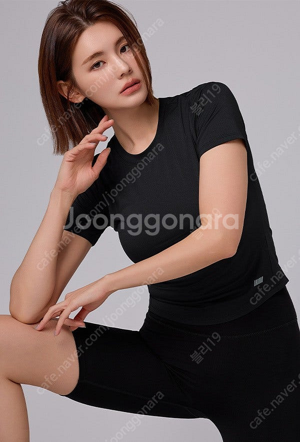 Stl 크롭 숏슬리브 운동복 헬스 필라테스 요가복 수영...--0