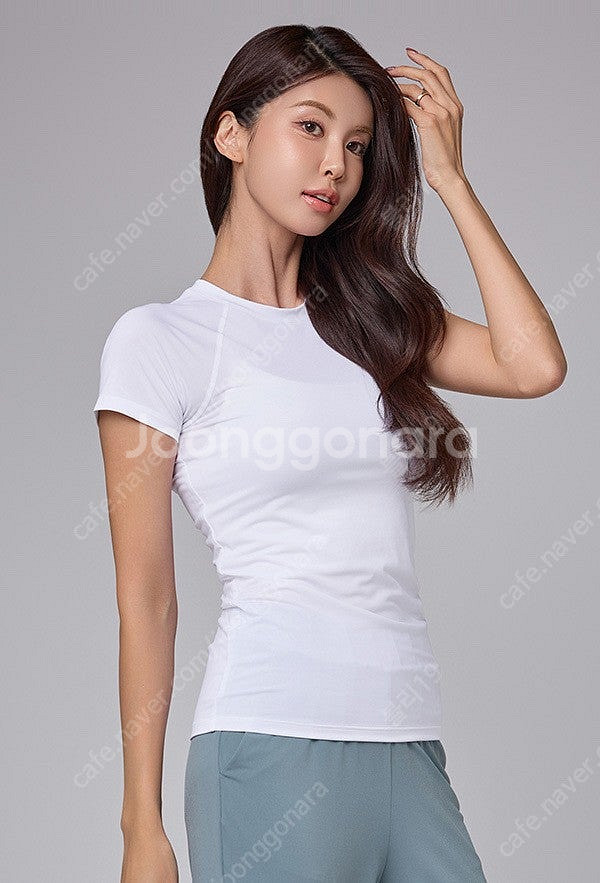 Stl 크롭 숏슬리브 운동복 헬스 필라테스 요가복 수영...--2