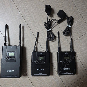 소니 무선마이크 송,수신기 팝니다 (URX-P2 : 1개 / UTX-B2 : 2개)