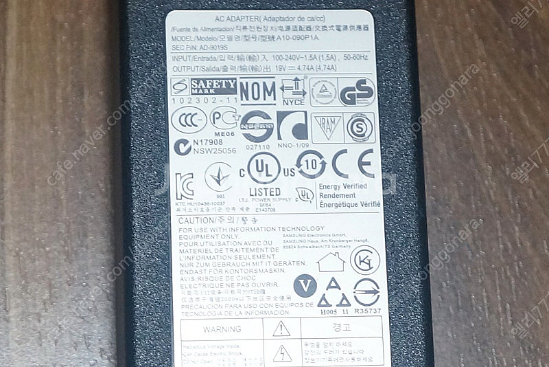 삼성 노트북 전원 어댑터, AD-9019S, AD-60...--3