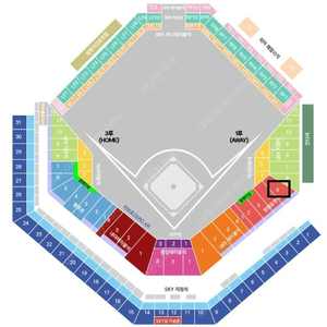 [9월 6일(토) KBO 삼성 vs 한화] 1루 원정응원석 8연석 양도