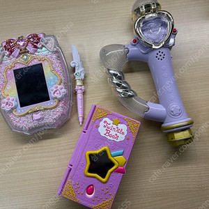 프리파라 마이크 위시캣 소원패드 프리큐어 트윙클 북 작동고전완구류