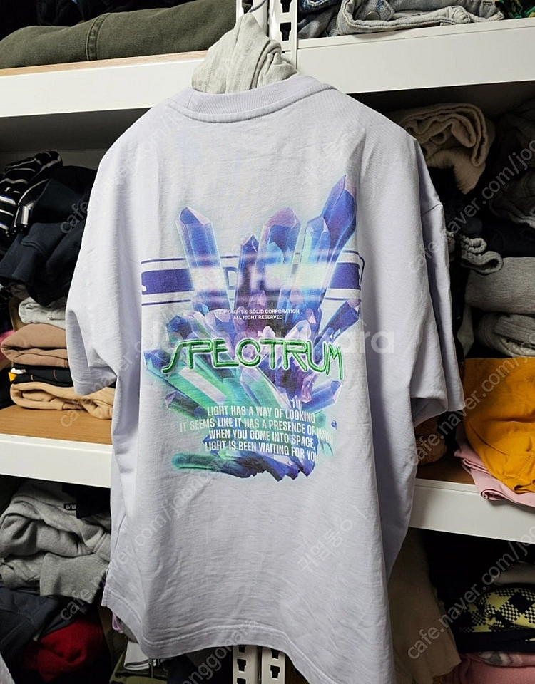 솔리드옴므 크리스탈 반팔티--2