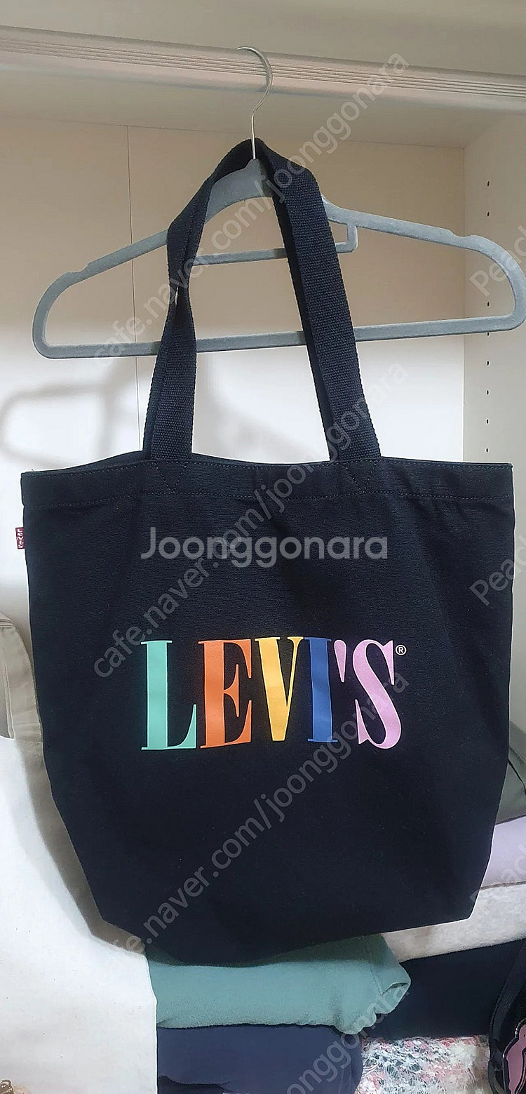 리바이스 멀티로고 정품 에코백. 은근히 넉넉한수납. 증...--0