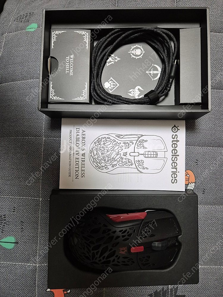 스틸시리즈 AEROX 5 디아블로4한정판 무선마우스--2