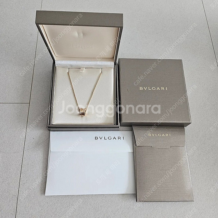 불가리 비제로원 목걸이--0