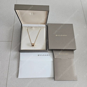 불가리 비제로원 목걸이
