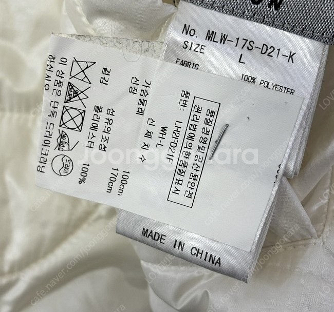 마크앤로나 여자 골프조끼 골프패딩조끼 90 / S--5