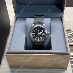 해밀턴 익스페디션 37mm (정품 브레이슬릿 + 나토)