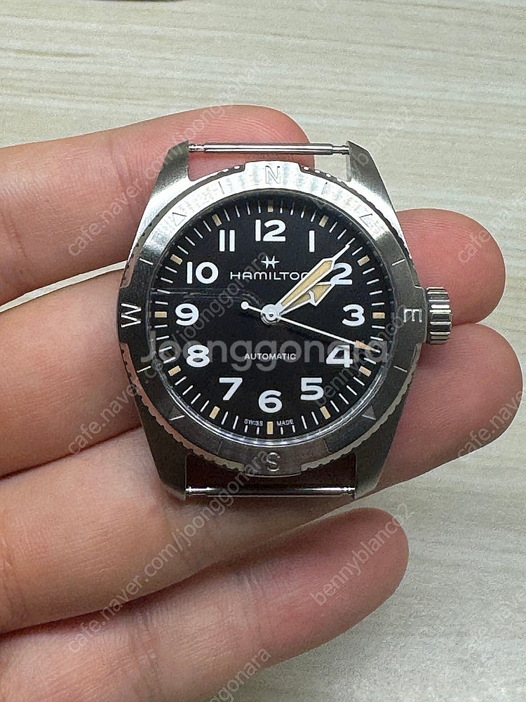 해밀턴 익스페디션 37mm (정품 브레이슬릿 + 나토)--1