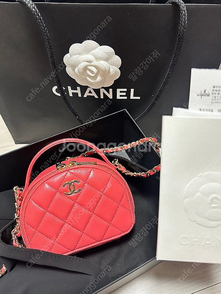 샤넬 가방 미니백 크로스백 핑크--0