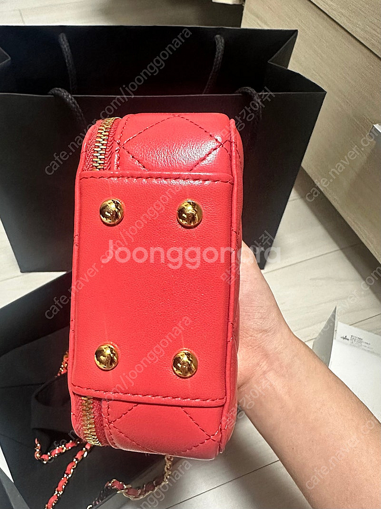 샤넬 가방 미니백 크로스백 핑크--2