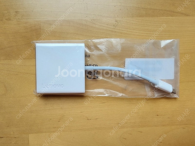 미사용 LENOVO USB-C 3-IN-1 HUB 도킹...--0