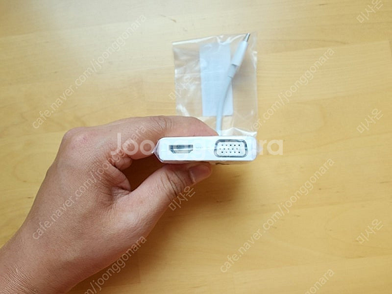 미사용 LENOVO USB-C 3-IN-1 HUB 도킹...--3