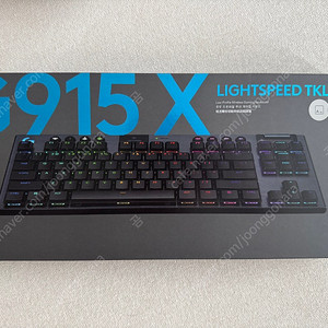 미사용 로지텍 G915X (G915 X) TKL 갈축(택타일) 판매합니다.