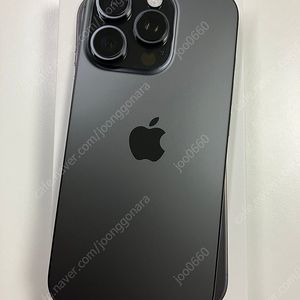 아이폰 16프로 블랙티타늄 256GB 배터리사이클 0