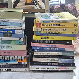 각종 도서 판매합니다(목록있음/소설,시,재테크,여행,기타서적보유)