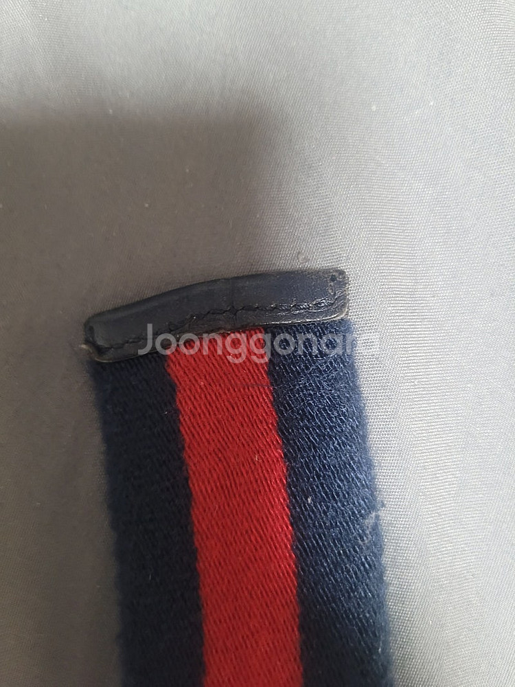 Gucci(구찌) 189812 삼선 스티치 영문로고 버...--2