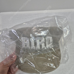 히로 블랭크 빅로고 캡 카키