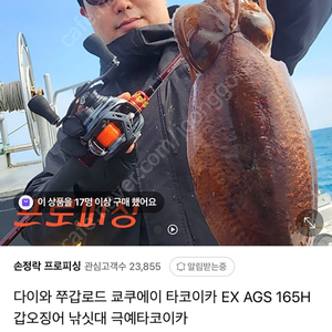 (새상품)다이와 쿄쿠에이 타코이카 ex ags 165H 판매합니다.