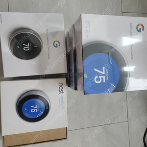 구글 네스트 온도조절기(써모스탯) 3.0 스테인리스