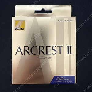 니콘 아크레스트 II 필터 82mm (ARCREST II FILTER 82mm) 미개봉 새상품 판매(택포)