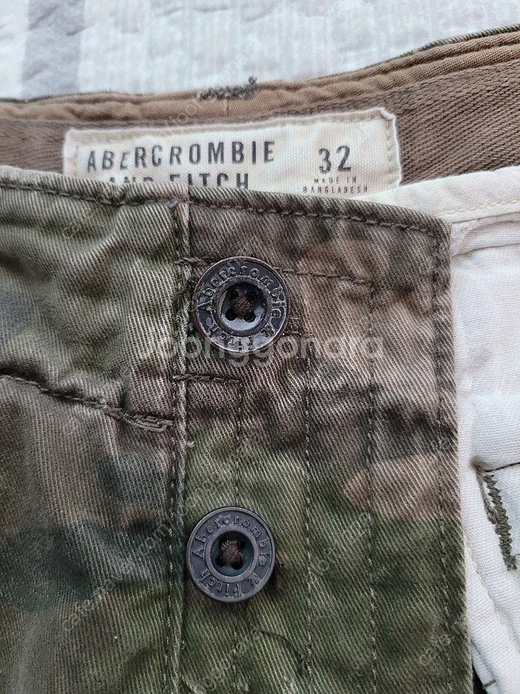 아베크롬비 Abercrombie. 밀리터리 빈티지 카모...--5