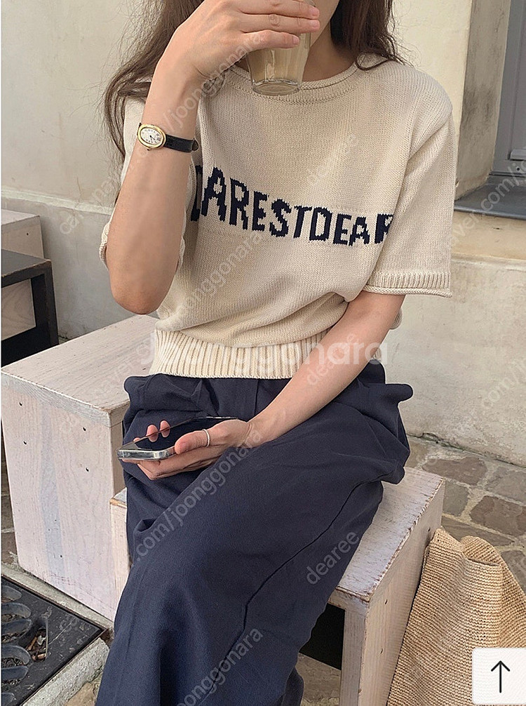 메이비베이비 디어리스트 dear dear 반팔니트--4