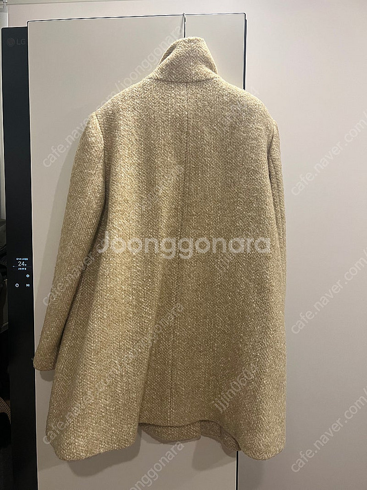 오브제 품절 하이넥 코트--4