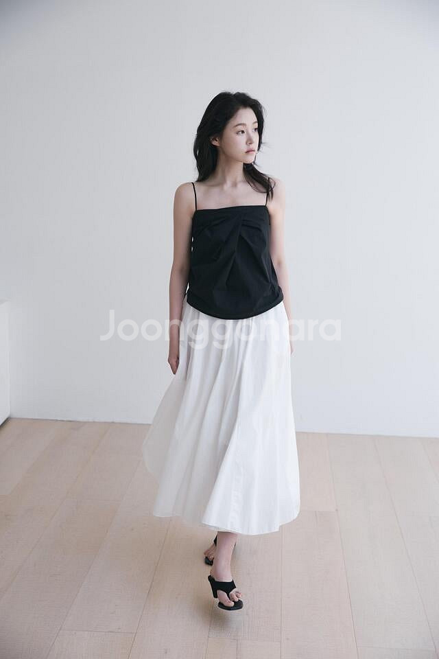 윤슬샵 amorino 아모리노 화이트 롱 스커트--5