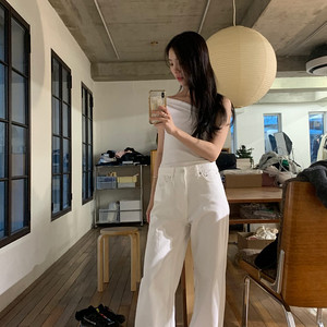 Le.a 르에 샌드 화이트 데님