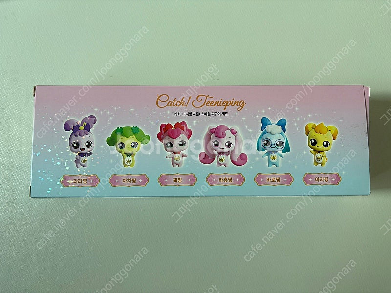 캐치티니핑 피규어 세트(해핑,라라핑,하츄핑,아자핑,바로핑,차차핑)--3