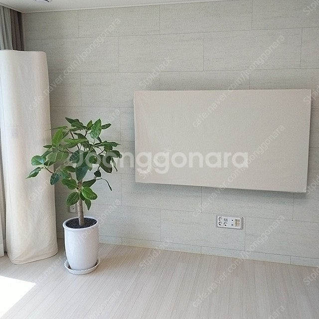 무지 티비커버 핸드메이드 tv가리개 티비덮개--0